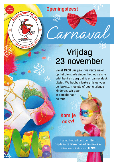 Nederhorst on Ice goes carnaval