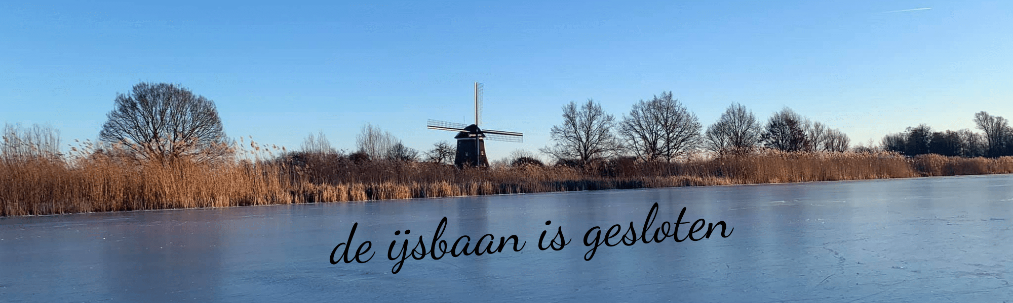 ijsbaan gesloten